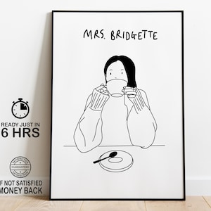 Decoración de pared personalizada, retrato a partir de una foto, regalo personalizado, mejor amigo, cumpleaños, regalo de Navidad, regalo para ella, regalo para él, imprimible