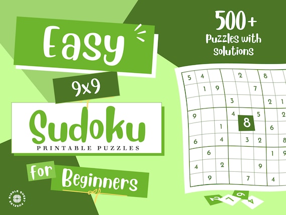 Sudoku Printable Puzzles: 500+ Easy Sudoku Puzzles with Solutions | Download Easy Sudoku Puzzles