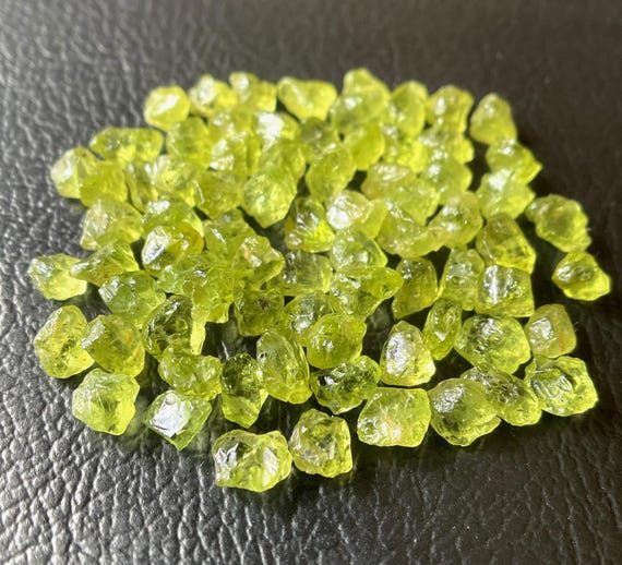 Raw Peridot Crystals (5-6MM): August Birthstone Healing Gemstone