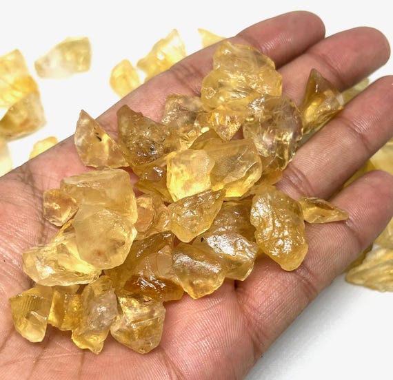 100%natural Yellow Citrine Raw Crystal, Size, 10/13 MM, Citrine