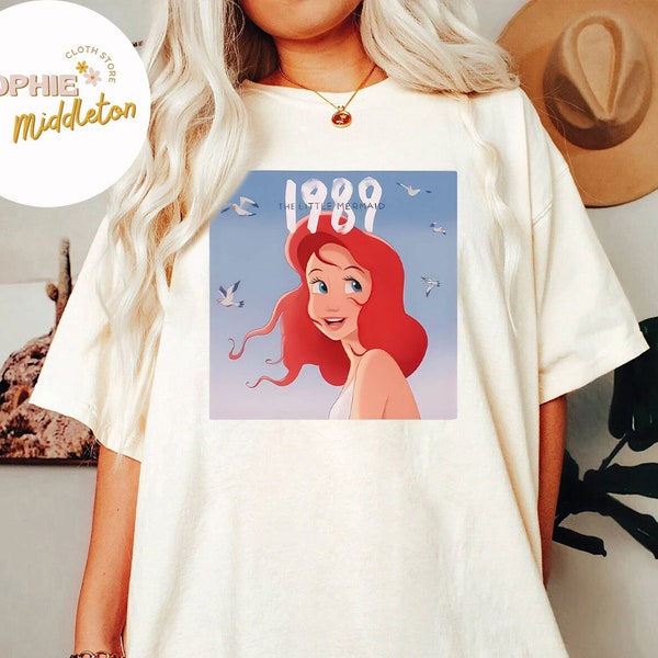 1989 Ariel Shirt, Ariel's Version Shirt, Disney Comfort Colors, 1989 Eras Shirt, Scuttle, Little Mermaid Gift, Princess Party, Ariel Mashup