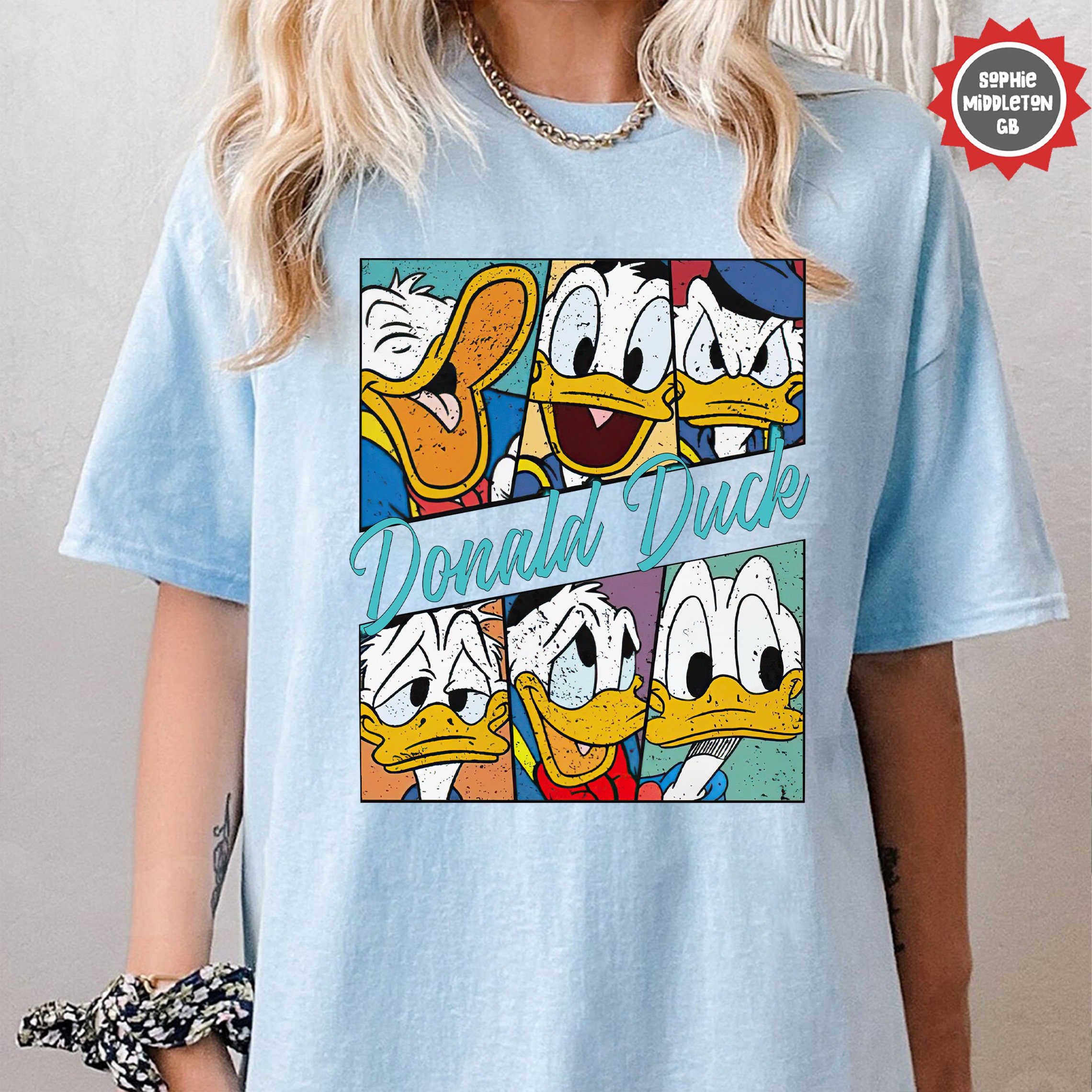 Donald Duck Shirt, Vintage Donald Duck Shirt, Disney Donald Duck ...