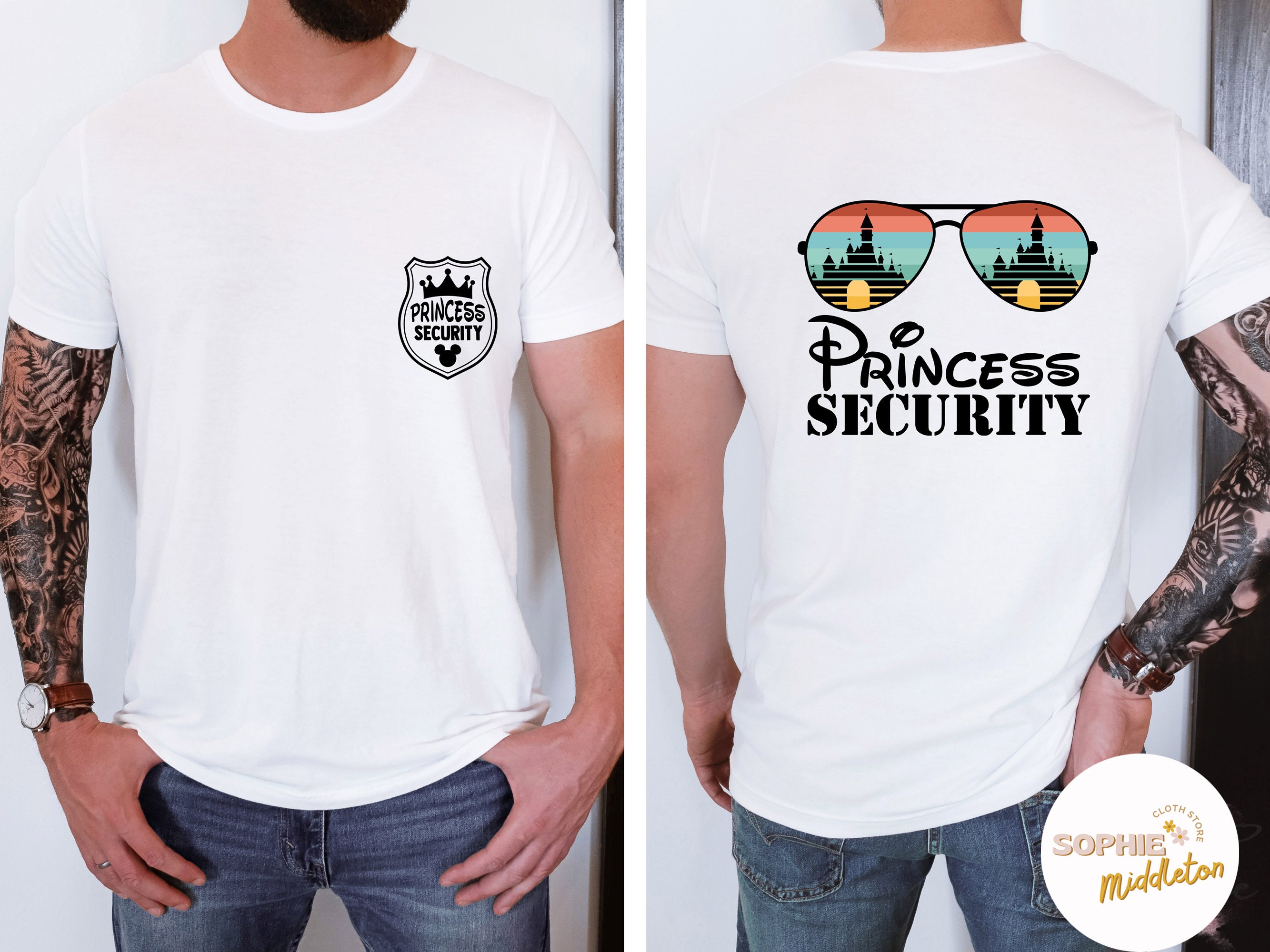 Disney Princess Security Double Sided Shirt