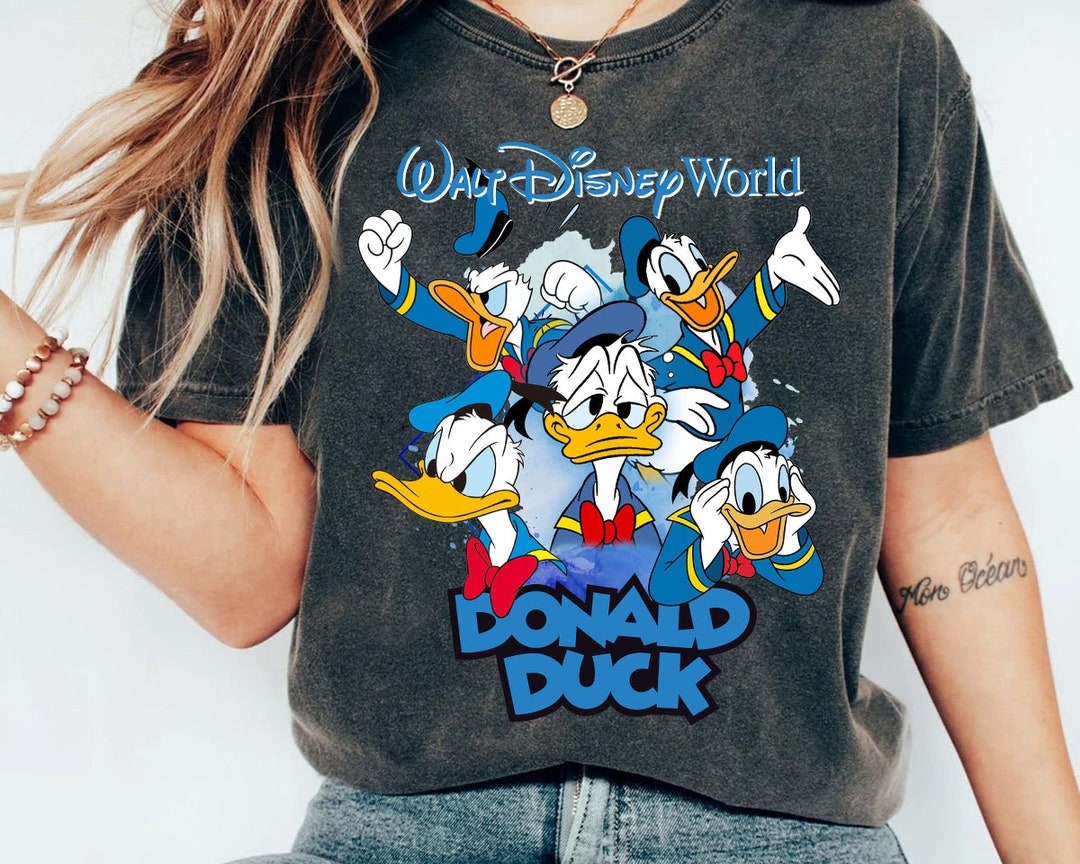 Donald Duck Shirt, Vintage Donald Duck Shirt, Disney Donald Duck ...