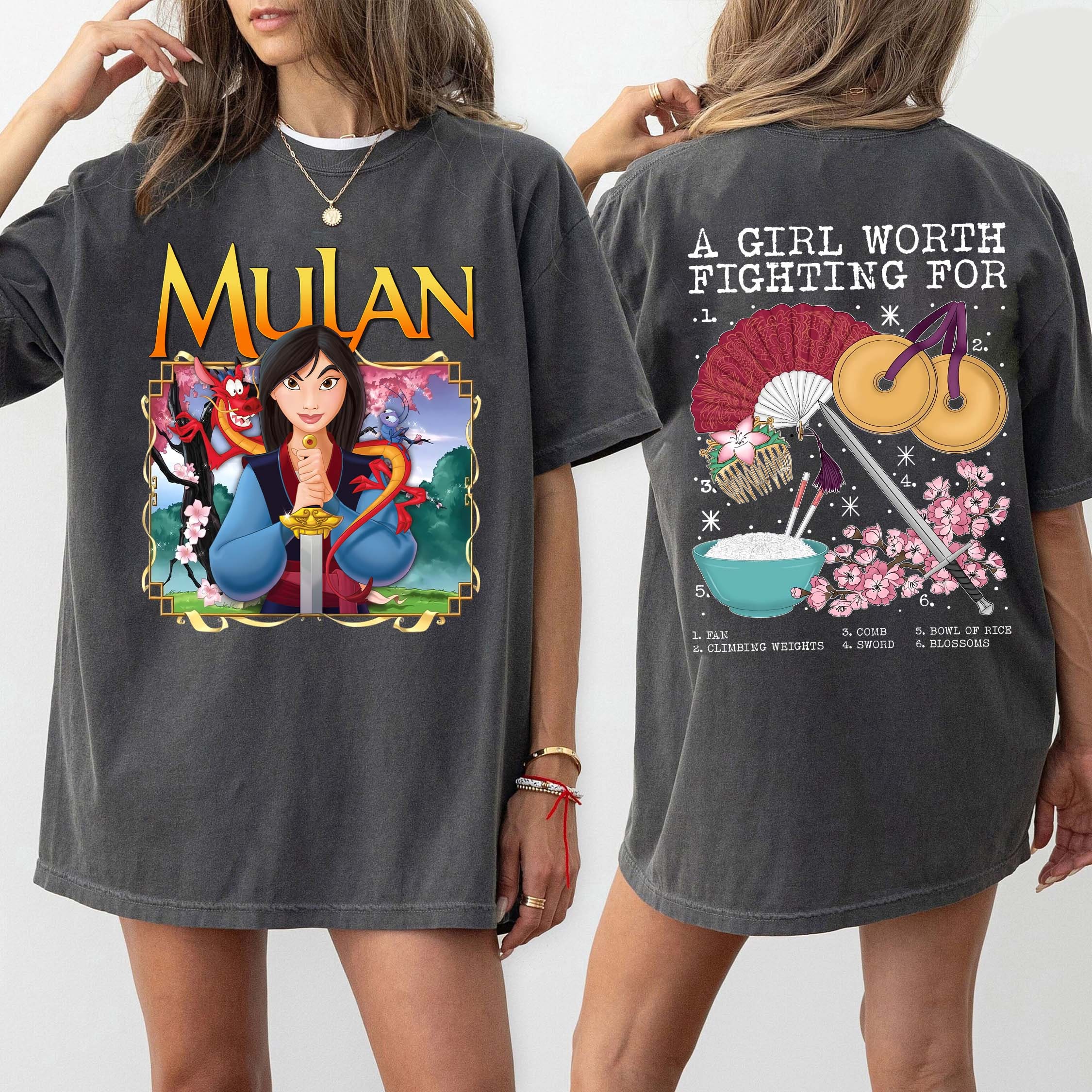 Disney Mulan Mushu's Double Sided Shirt
