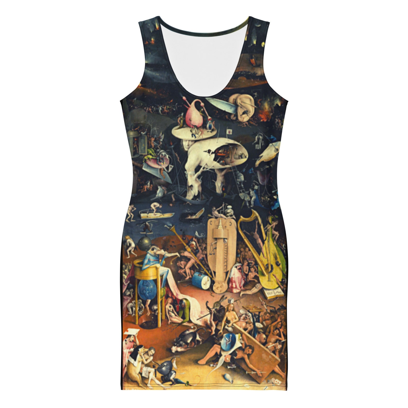 The Garden of Earthly Delights Dress Hieronymus Bosch All Over