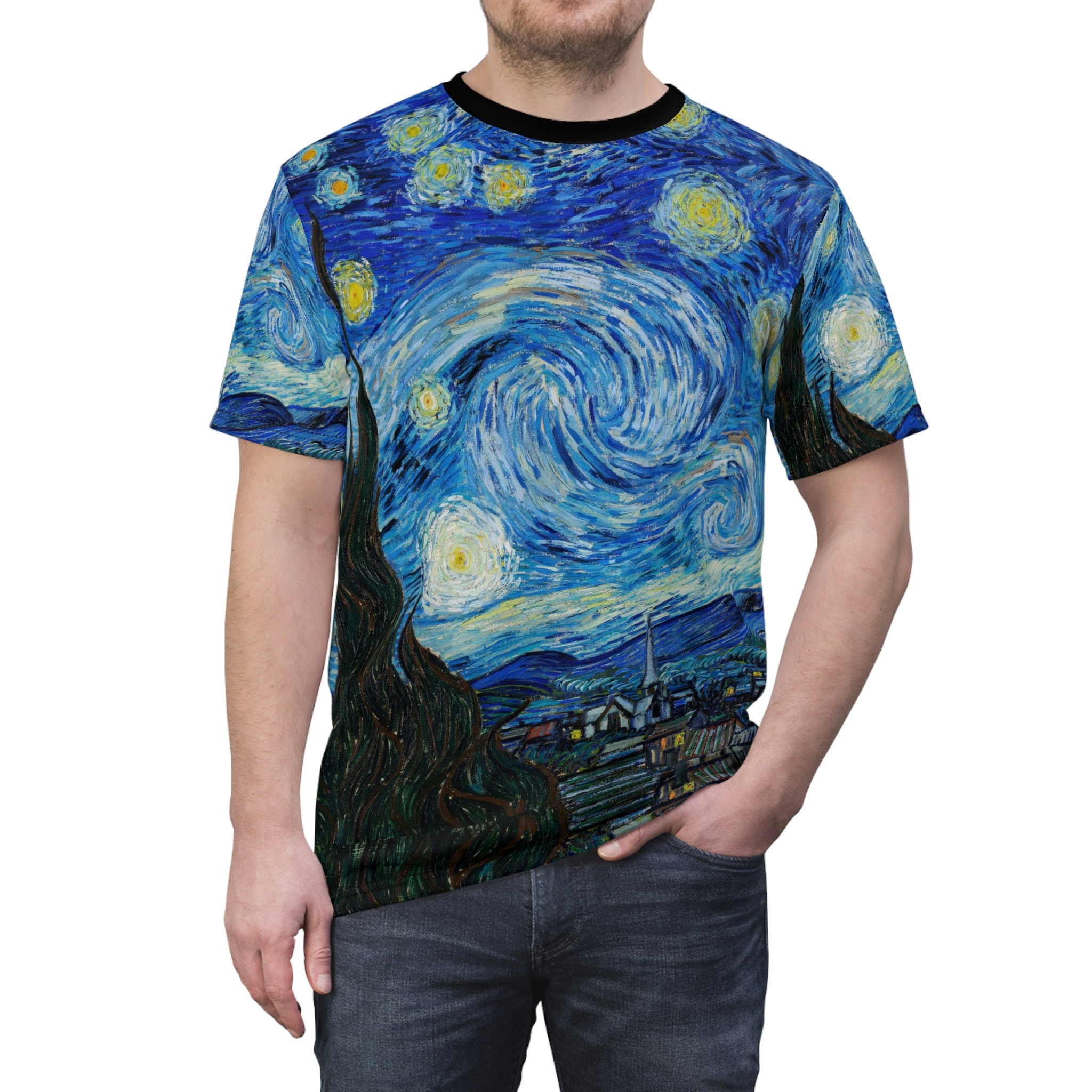 90s van gogh 星月夜　ゴッホ　アート　vintage Tシャツ 90s van gogh 星月夜 ゴッホ アート vintage Tシャツ ゴッホ アートT