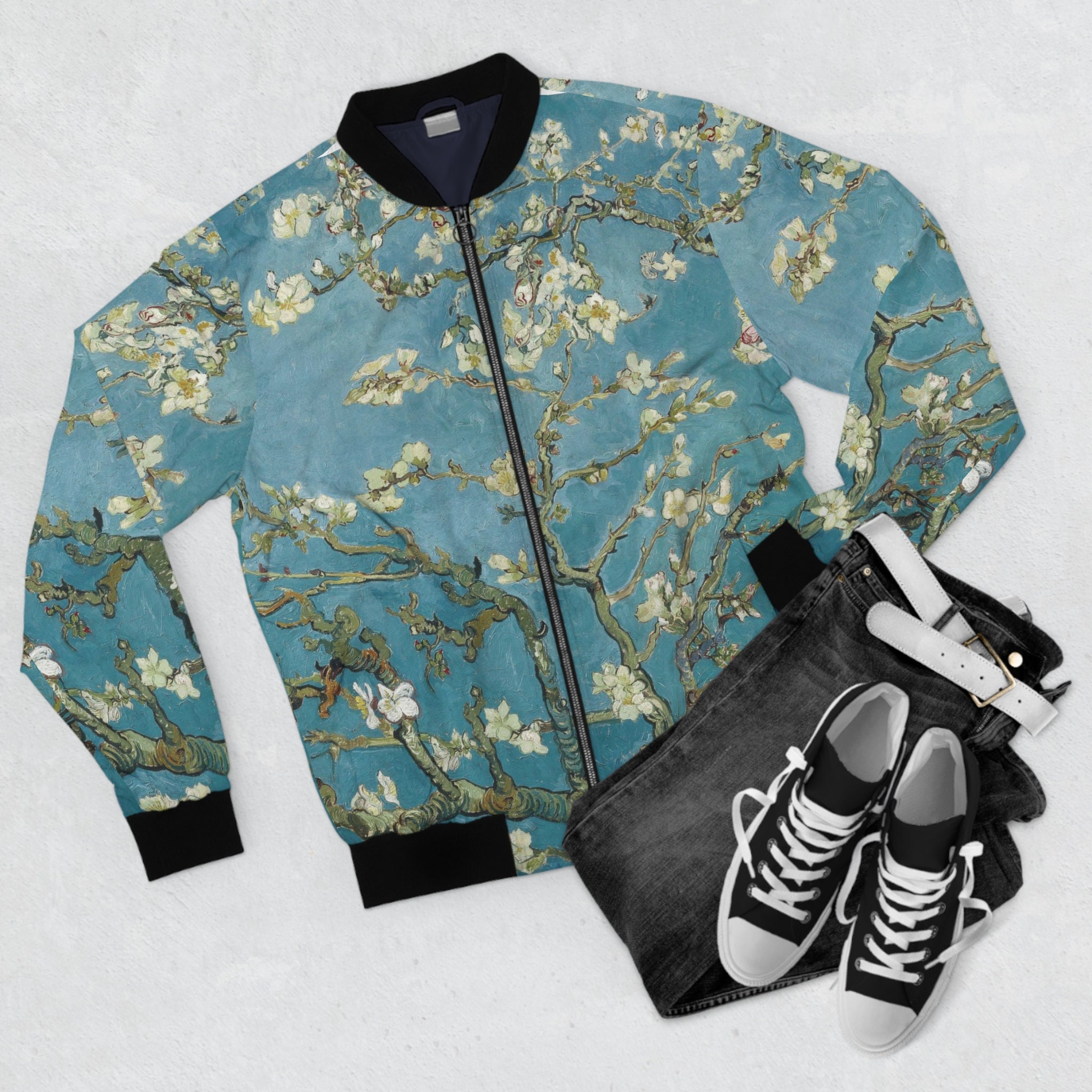 Van Gogh Almond Blossom Men's Bomber Jacket