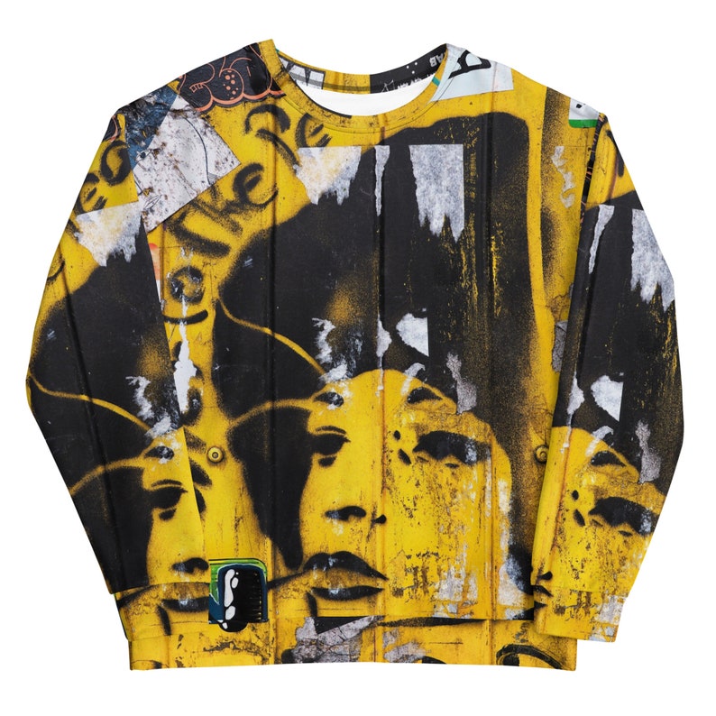 Hippie Sweatshirt ,street Art Sweatshirt, Casual Sweatshirt,streetwear ...