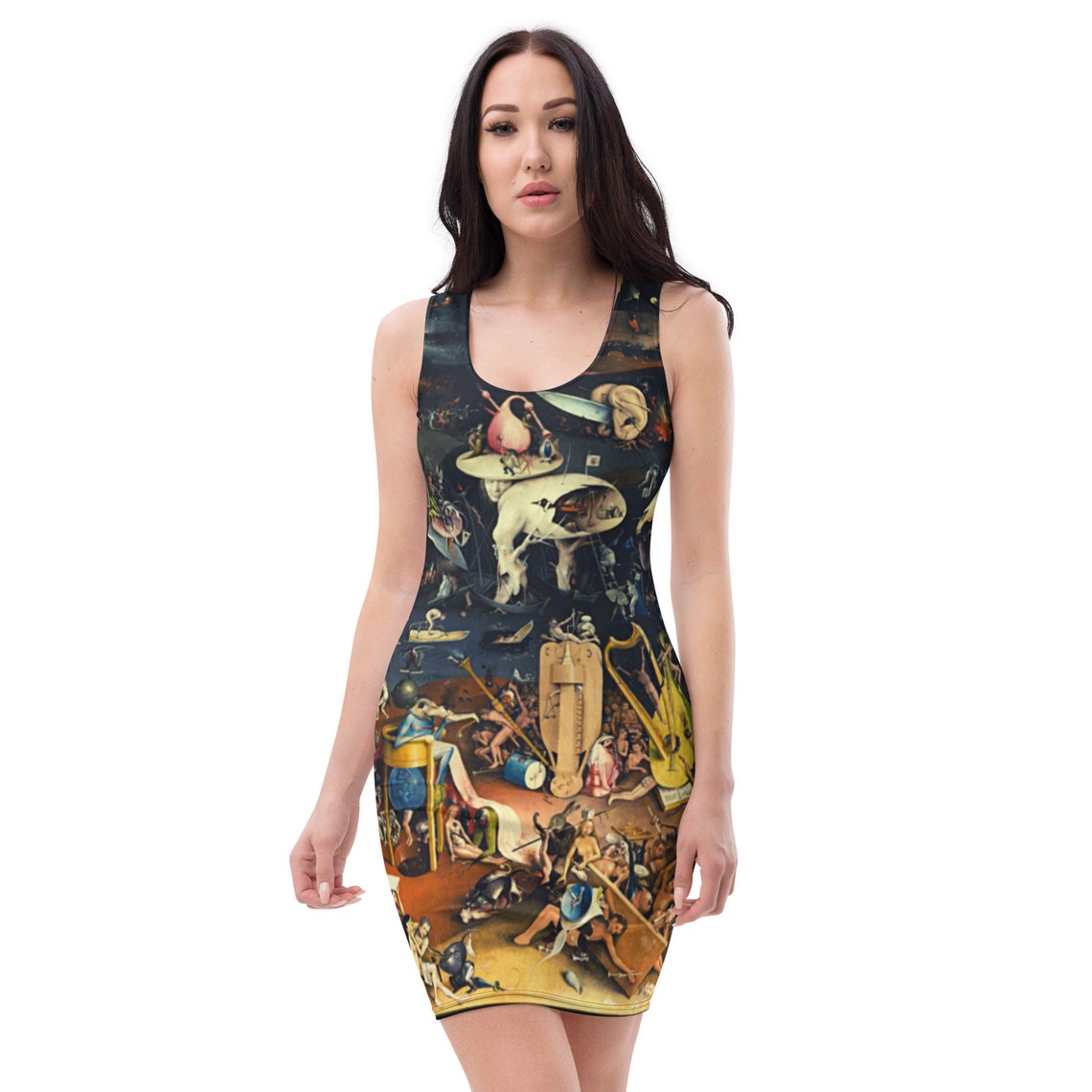 The Garden of Earthly Delights Dress Hieronymus Bosch All Over
