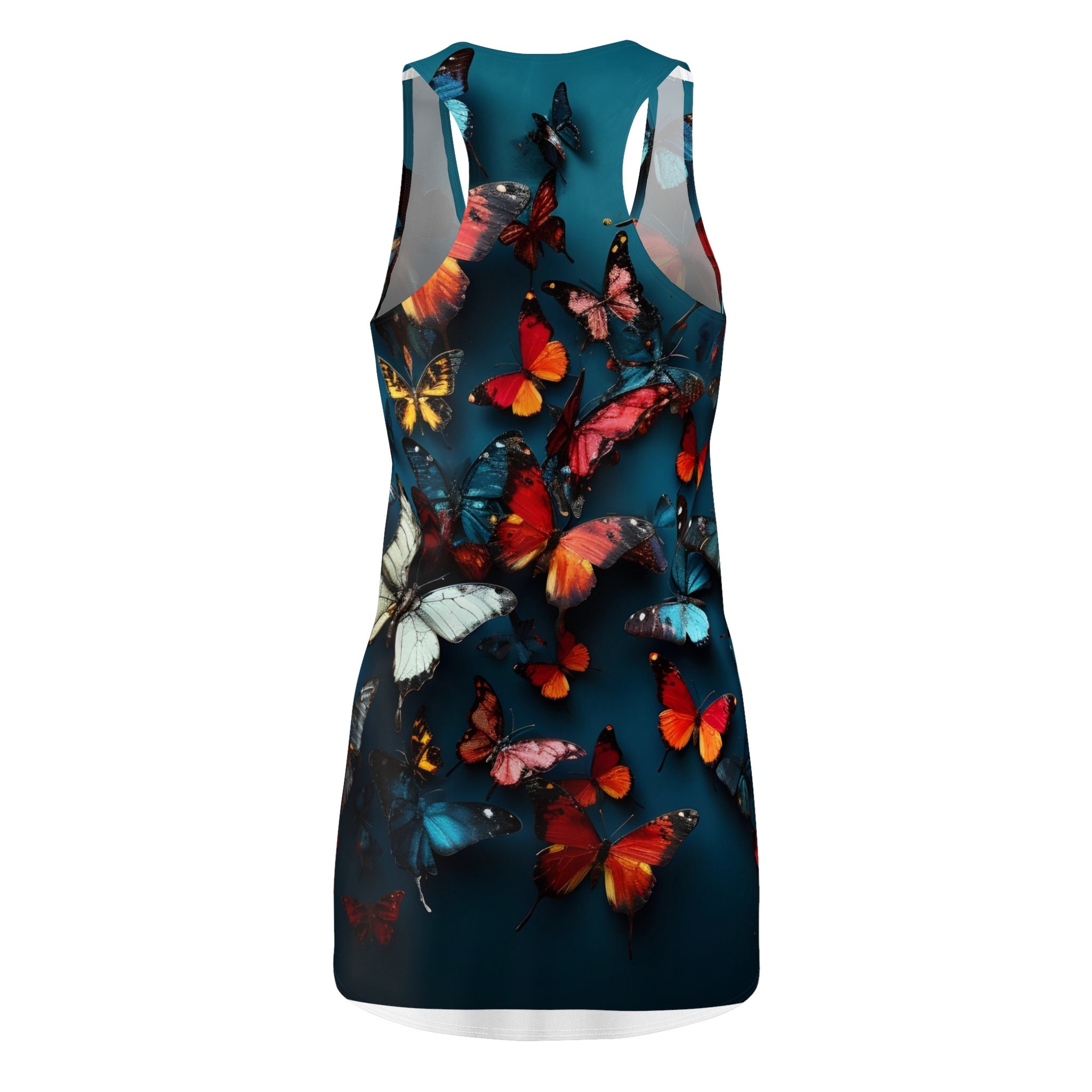 Boho Butterflies Women's Cut & Sew Racerback Dress
