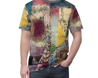 Sans titre (1914) de Paul Klee. T-shirt unisexe coupé et cousu, T-shirt esthétique vintage All Over