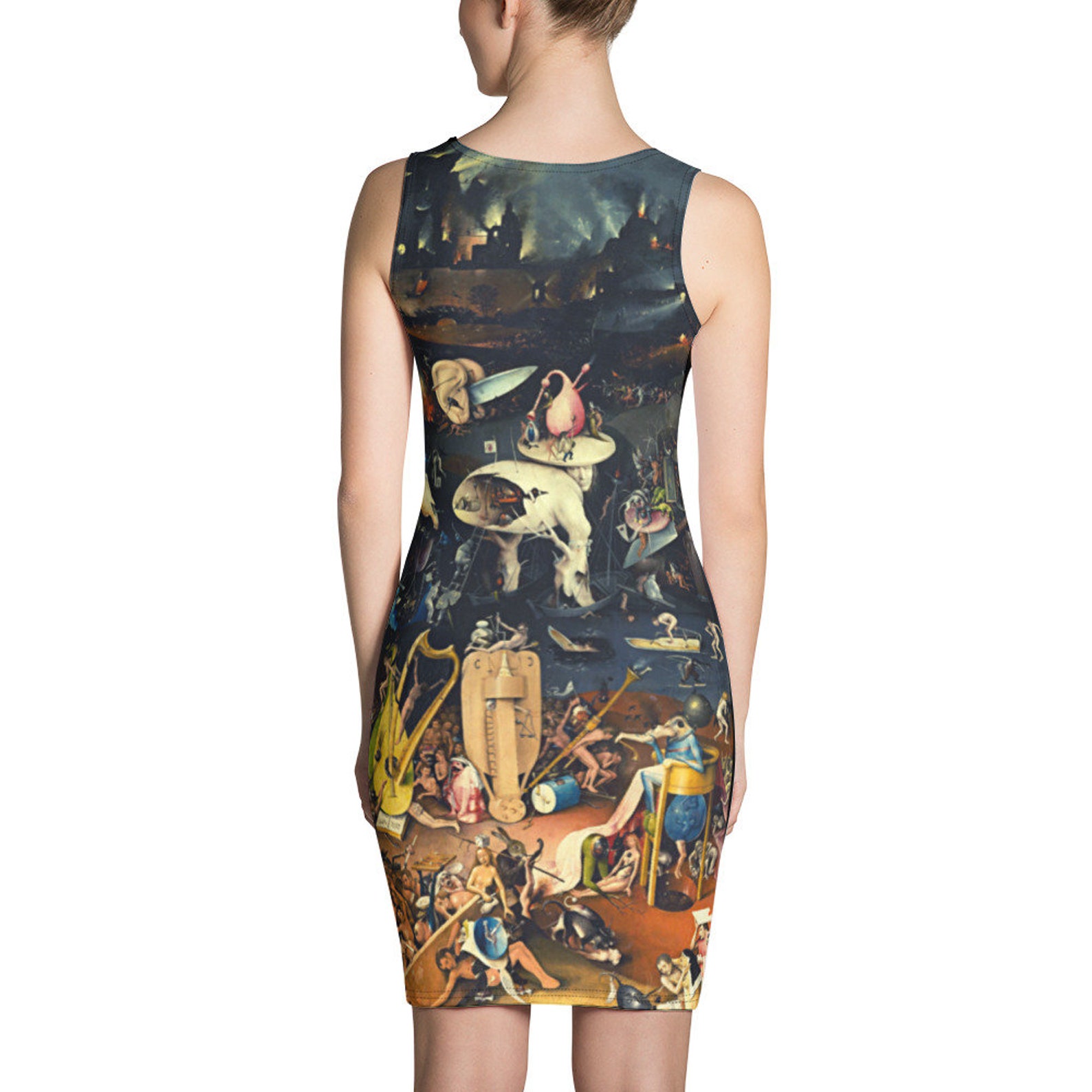 The Garden of Earthly Delights Dress Hieronymus Bosch All Over
