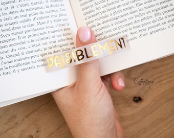 Bague de lecture personnalisée, fait main - Idée cadeau