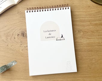 A5 Reading Journal | Reading Notebook with Book Challenge, Reading Logs | 2 Free Bookmarks | Reader Gift