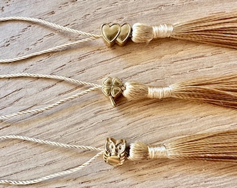 Jewelry, pompom bookmark, personalized bookmark, gift idea, add a touch to your bookmark!