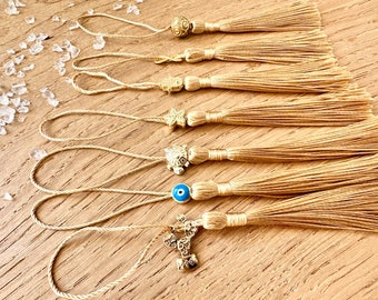 Zinc alloy jewelry, name bookmark, pompom bookmark, gift idea, add a touch to your bookmark!