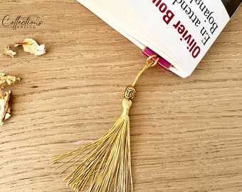 Zinc alloy jewelry, name bookmark, pompom bookmark, gift idea, add a touch to your bookmark!
