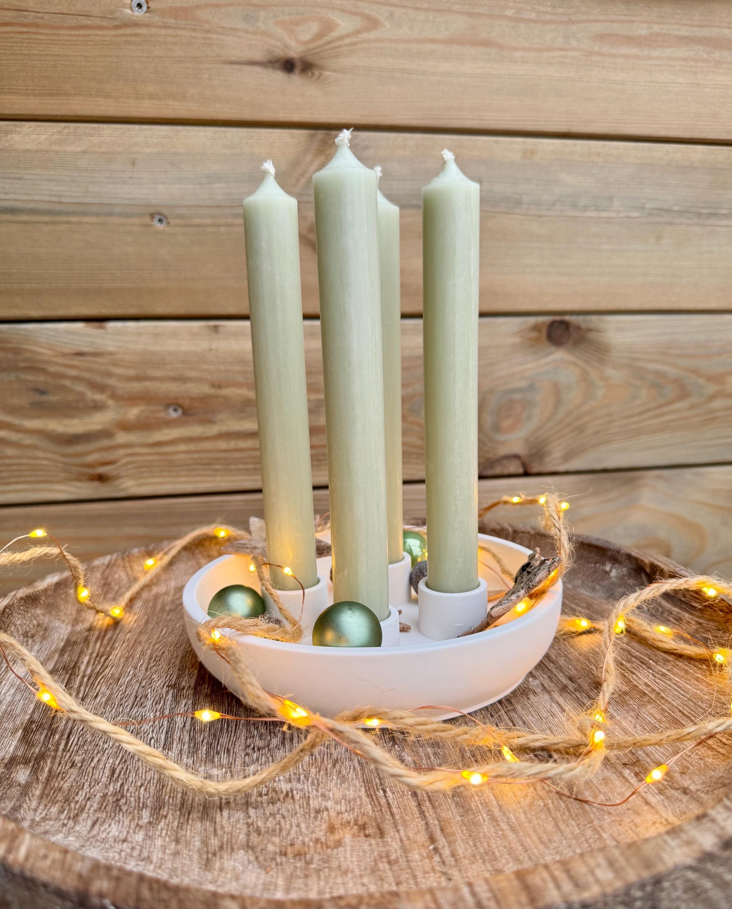 Adventsschale keramik