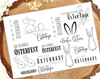 Rub on Motiv Ostern 2 | randlose Sticker