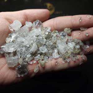 800g Bulk Herkimer Diamond Chunks and Shards