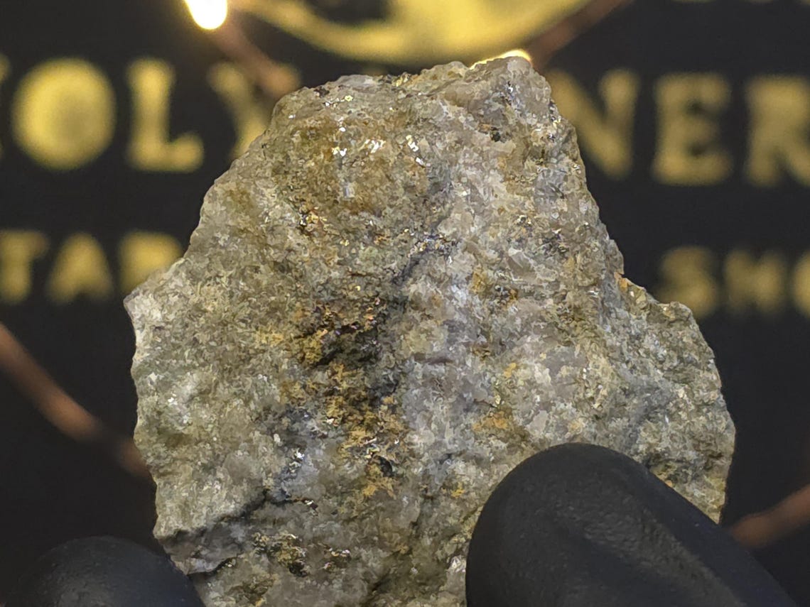 Polymetallic Ore Matrix Specimen 31g– Raw Metals, Minerals, Natural ...