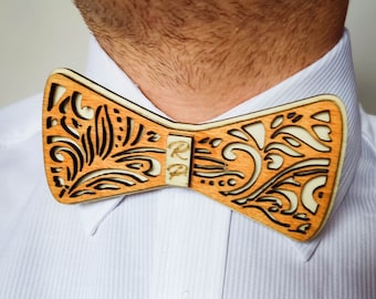 Personalized Wooden Bow Tie | Wood Bow Tie |  Wooden Bowtie | Wedding Bow Tie | Monogram Bow Tie | Pioneer School Gifts 2023