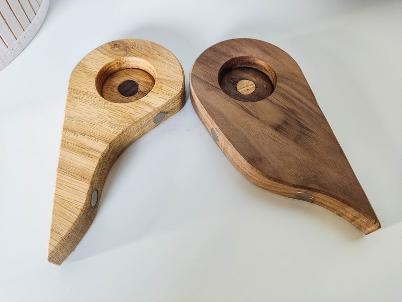 2x Holz Deko 'Love' - Romantische Hochzeitsdekoration & Valentinstag Dekor
