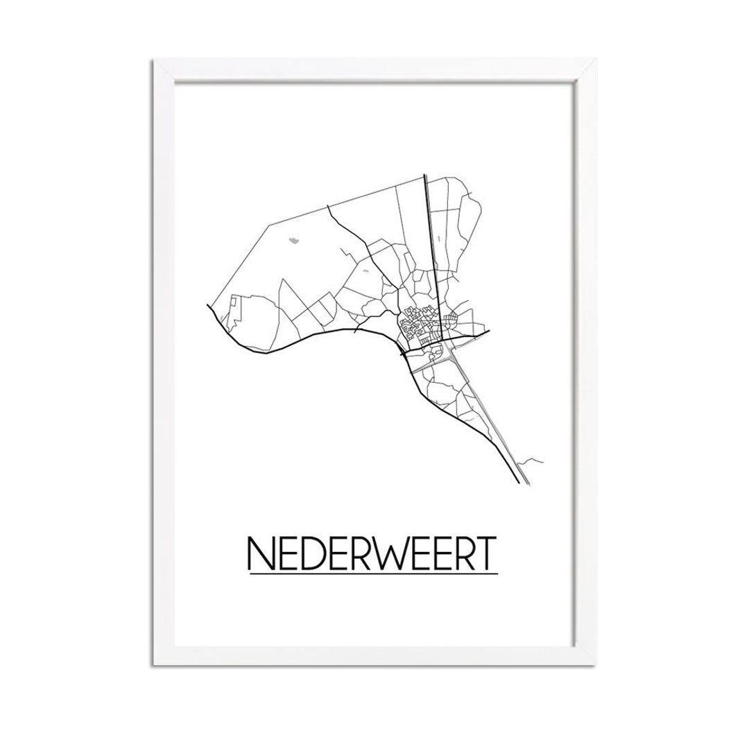 Nederweert Cheapest City Map Posters on Etsy. City Map of Nederweert