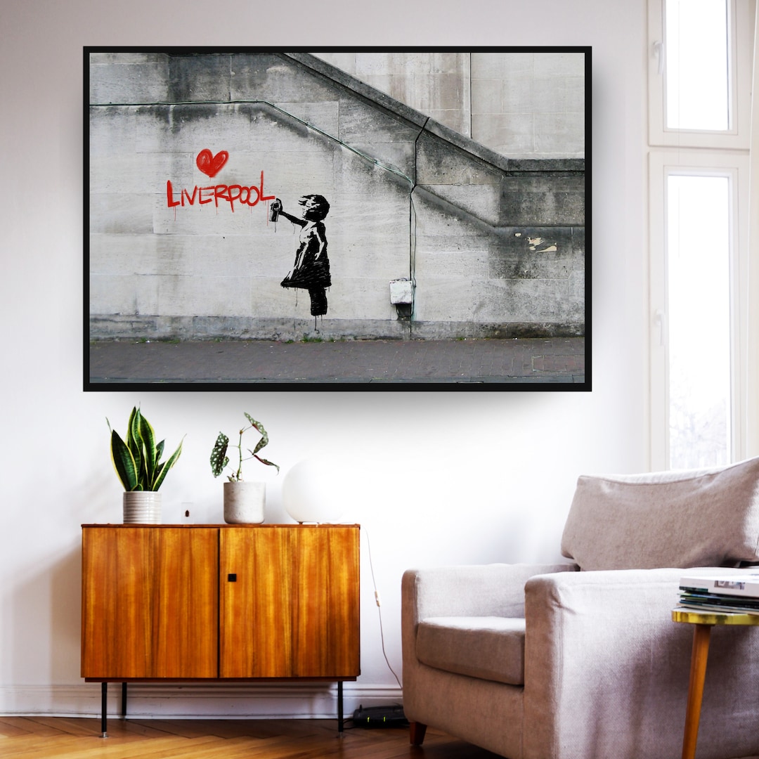 Liverpool Art Poster. Liverpool Wall Art. Liverpool Gift. Liverpool Fan