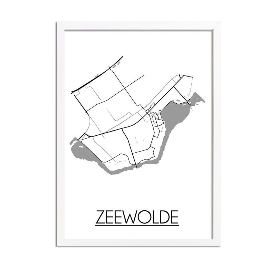 Zeewolde Cheapest City Map Posters on Etsy. City Map of Zeewolde. Map