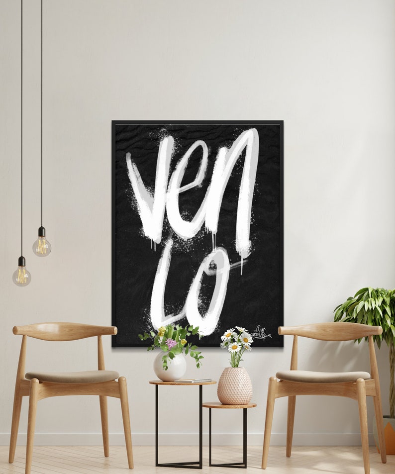 Venlo Callography City Poster. Urban Art. Print. Poster. Modern Art