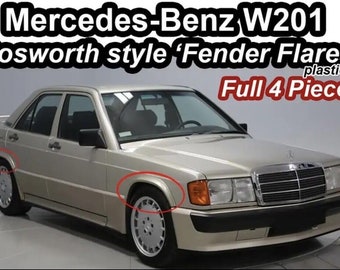 for Mercedes W201 190 Fender Flares 4 Piece