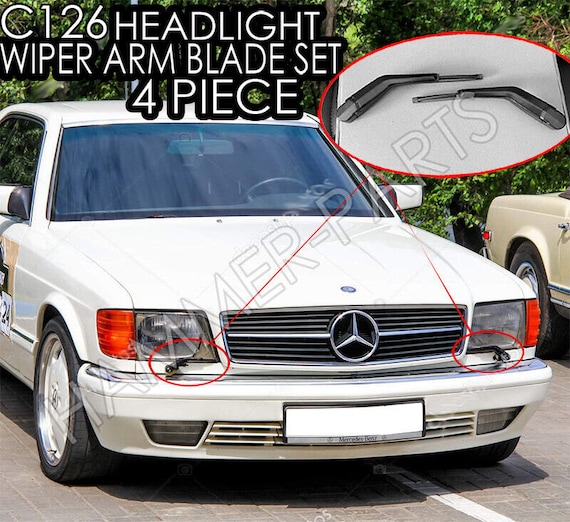 Mercedes headlight wipers discount