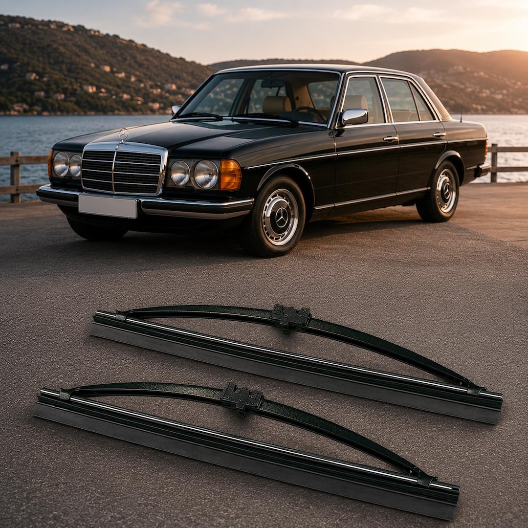 For MERCEDES W123 and C123 Headlight Wiper Blade Black… - Etsy