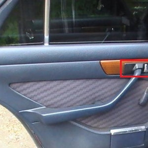 para W126 C126 300 SEL SE 500 420 560 560 SEC para Mercedes Maçaneta da porta Moldura externa: Maçaneta da porta esquerda Número da peça A1267660111