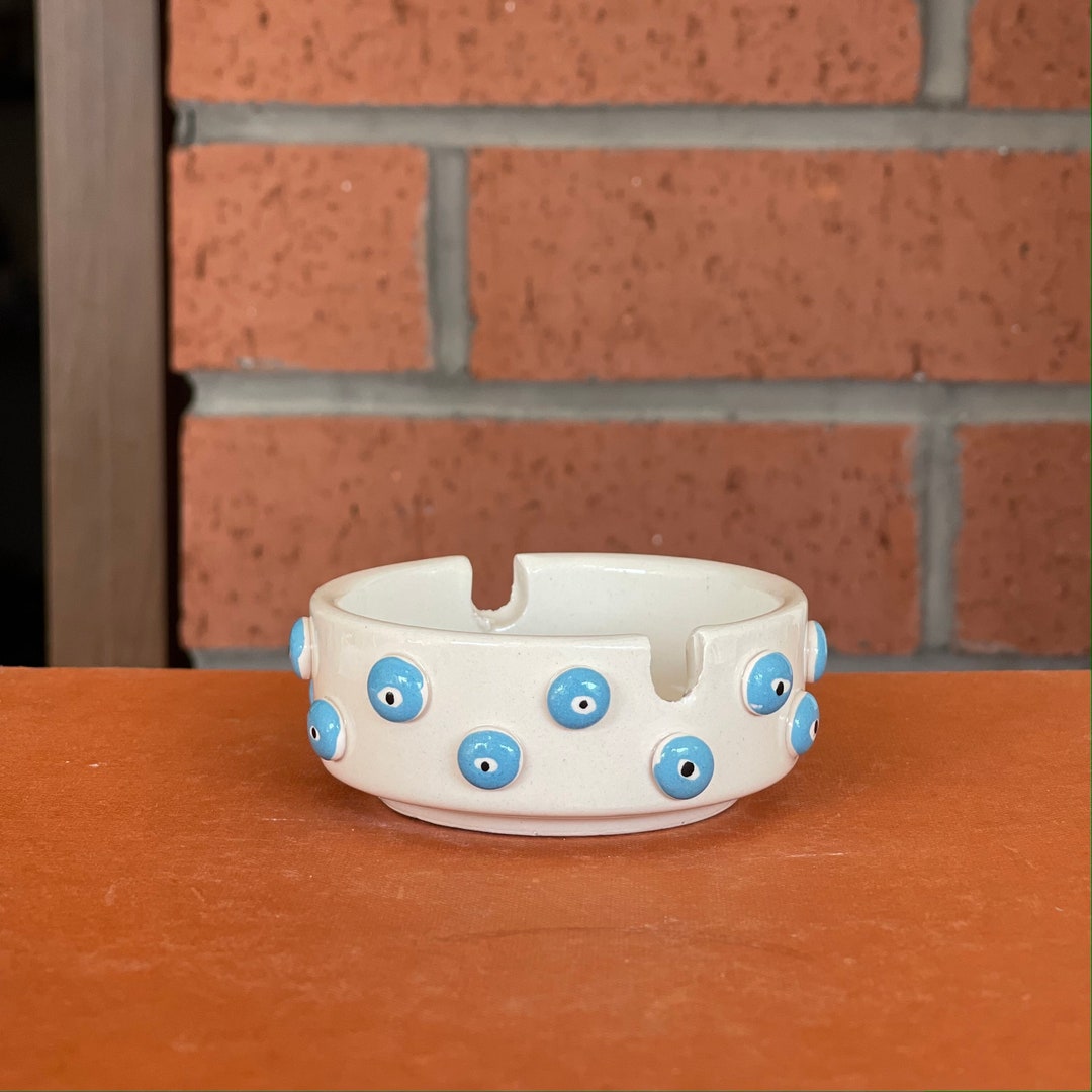Evil Eye Handmade Ashtray Etsy