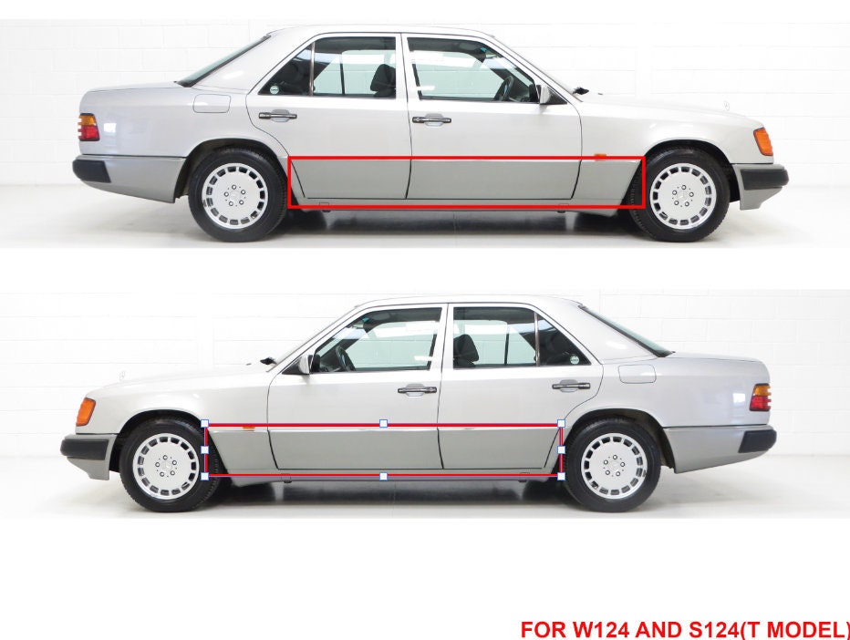 FOR MERCEDES W124 S124 Clips Clip Set Front Doors,rear Doors and