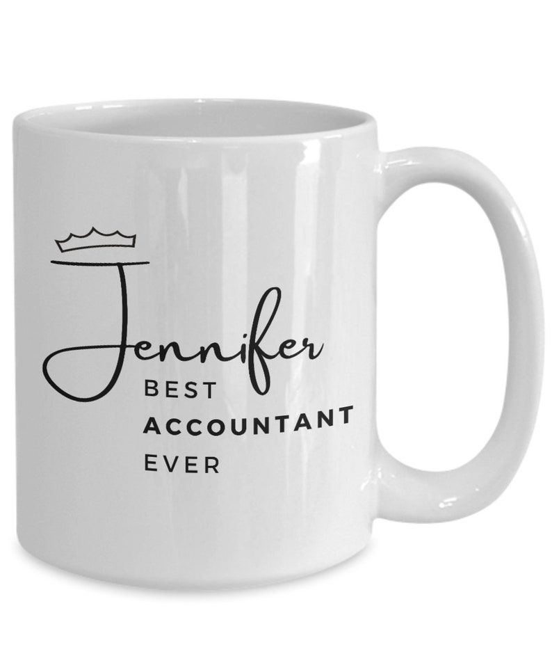 Custom Accountant Coffee Mug Personalized Accountant Gift Etsy