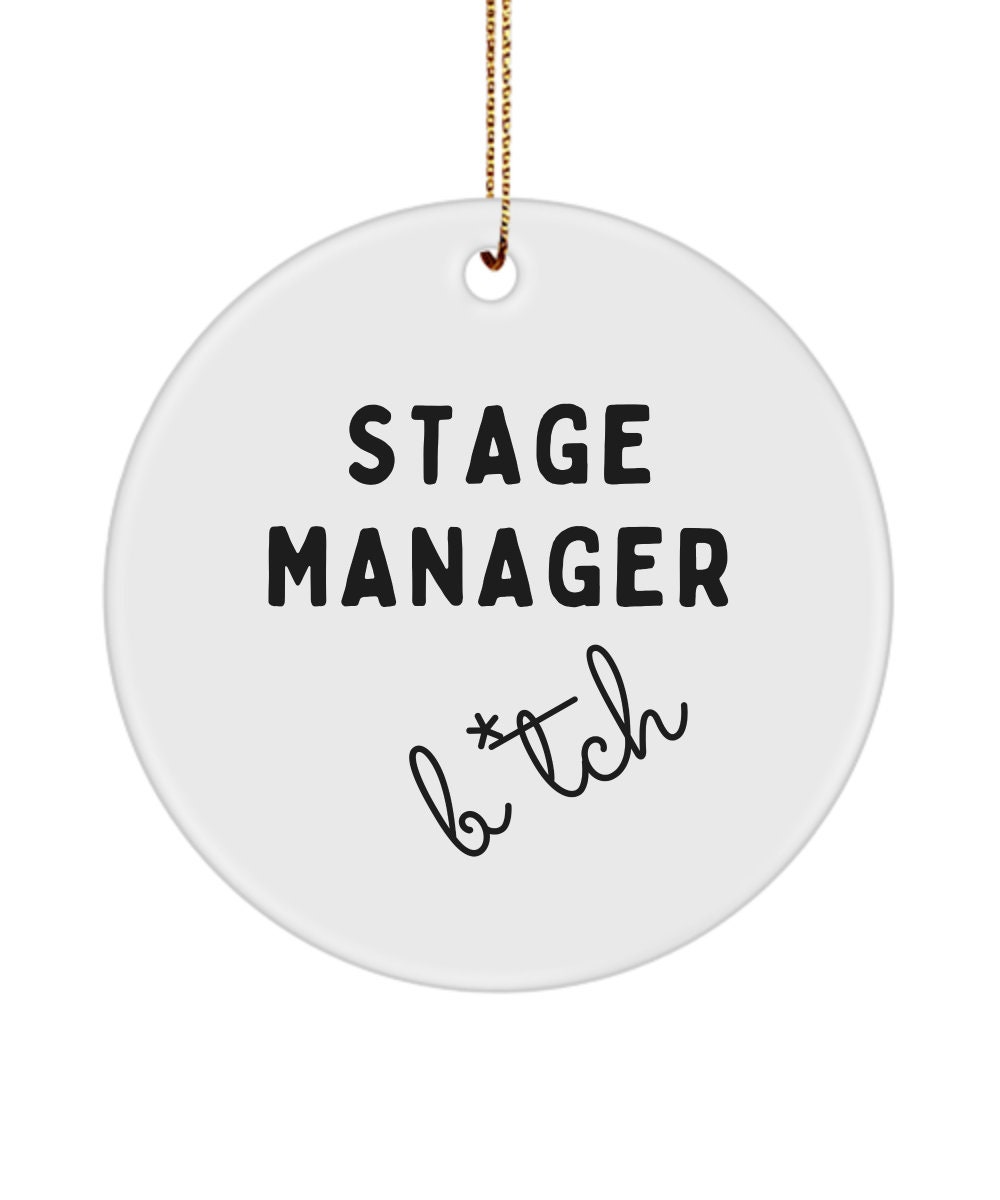 Stage Manager Ornament Funny For Her Stage Manager Gifts For Woman stage-manager-ornament-funny-for-her-stage-manager-gifts-for-woman