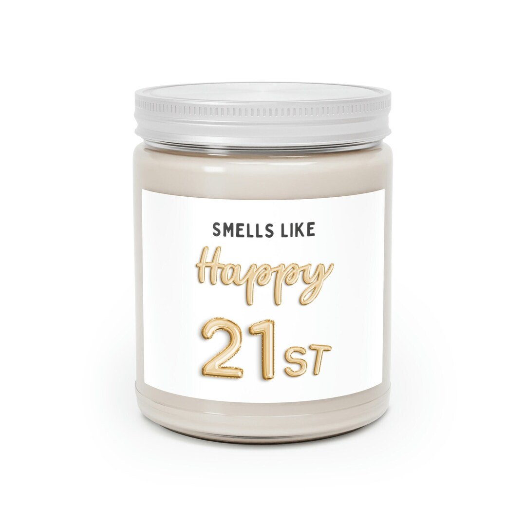 21th Birthday Candle, Happy Birthday Candles for Women, 21st Birthday