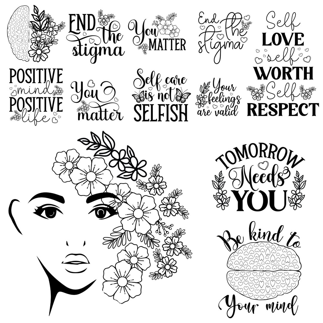 Inspirational Quotes SVG Bundle Motivational SVG Bundle - Etsy