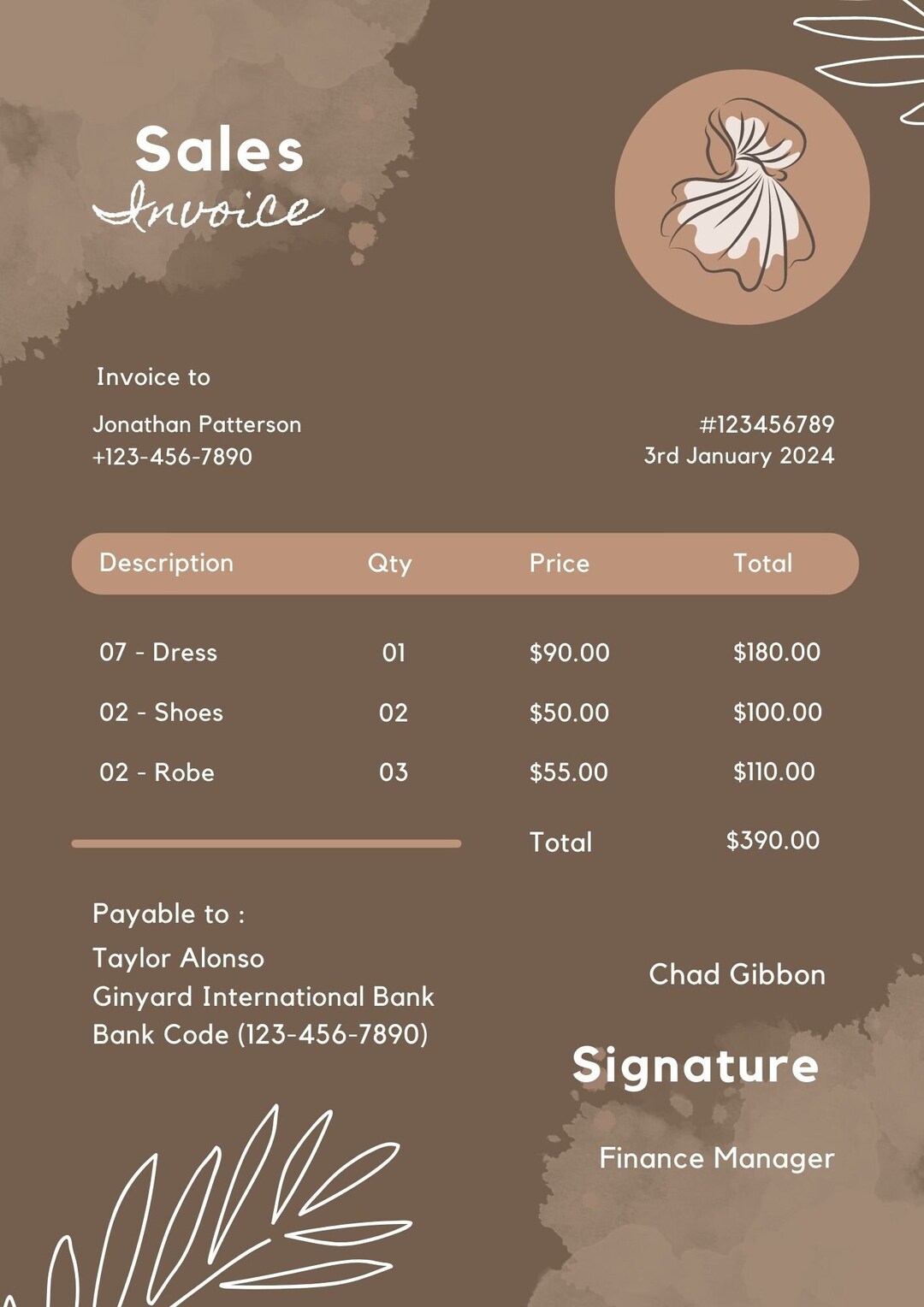 INVOICE - Etsy
