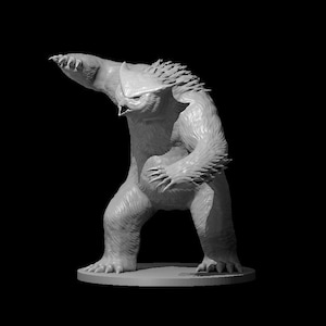 Owlbear Miniature – 3D Printed DnD Monster – Resin Figure