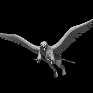 Griffon Miniature – 3D Printed DnD Monster – Resin Figure