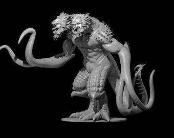 Demogorgon Miniature – 3D Printed DnD Monster – Resin Figure