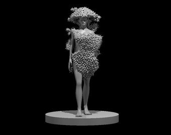 Dryad Miniature – 3D Printed DnD Monster – Resin Figure