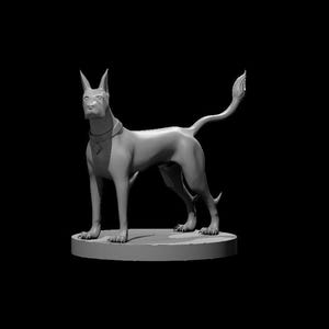 Blink Dog Miniature - 3D Gedruckte D&D Monster - Resin Figur