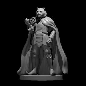 Rakshasa Miniature – 3D Printed DnD Monster – Resin Figure