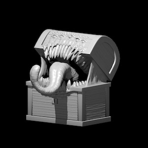 Mimic Miniature – 3D Printed DnD Monster – Resin Figure